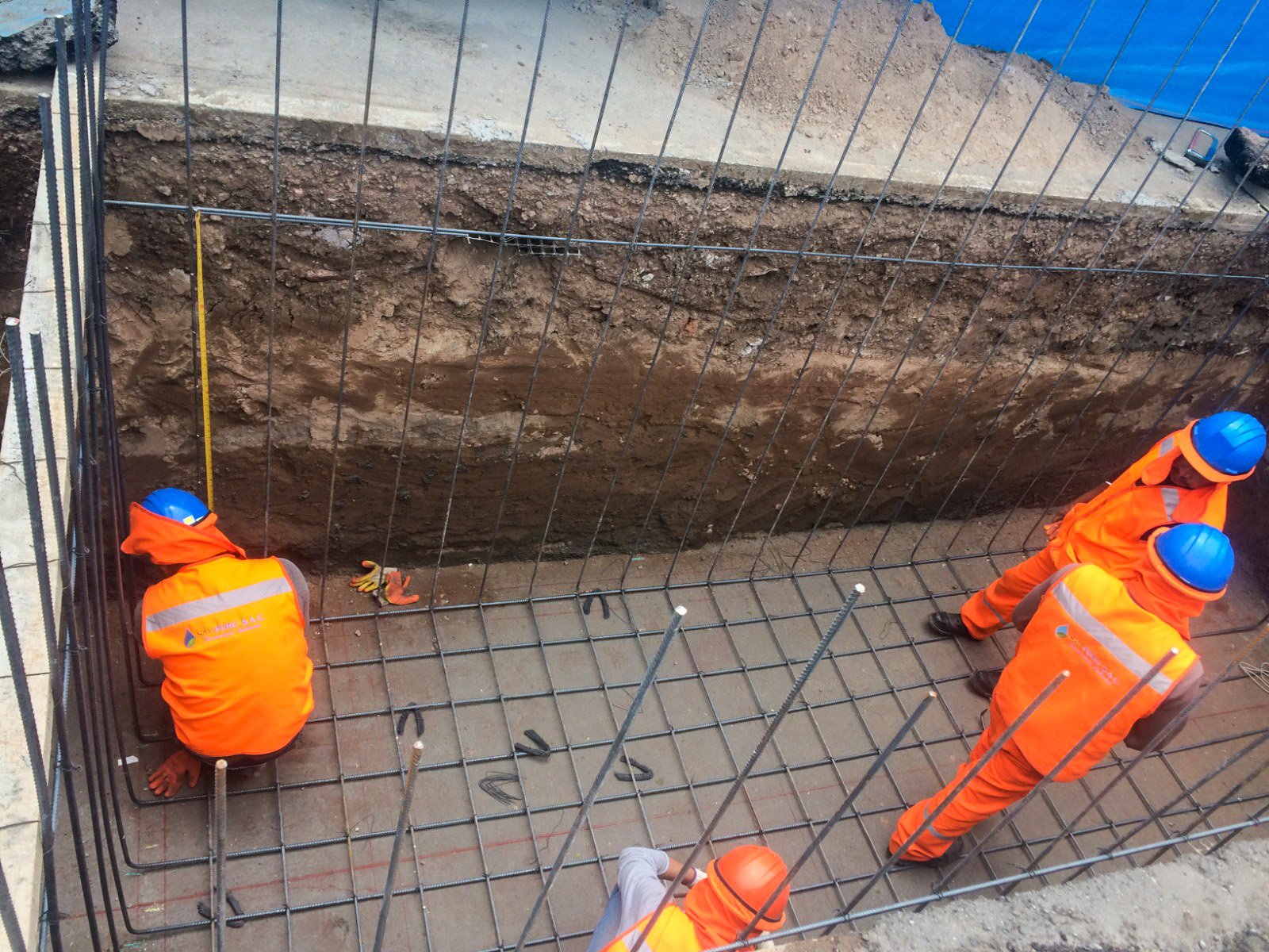 Construcción de trampas de grasa